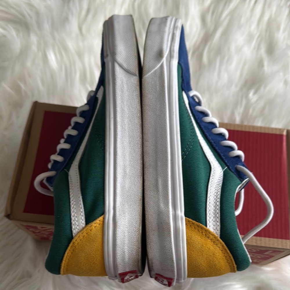 Vans Yacht Club Blue and Green Sneakers - Picture 6 of 15